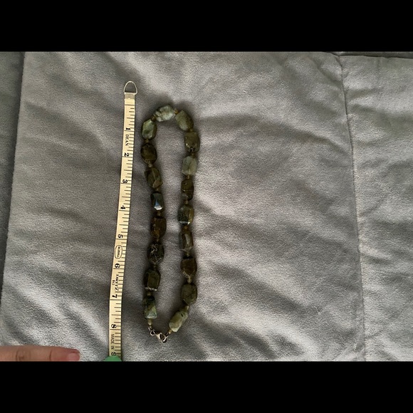 Labradorite Statement Necklace - Picture 7 of 9